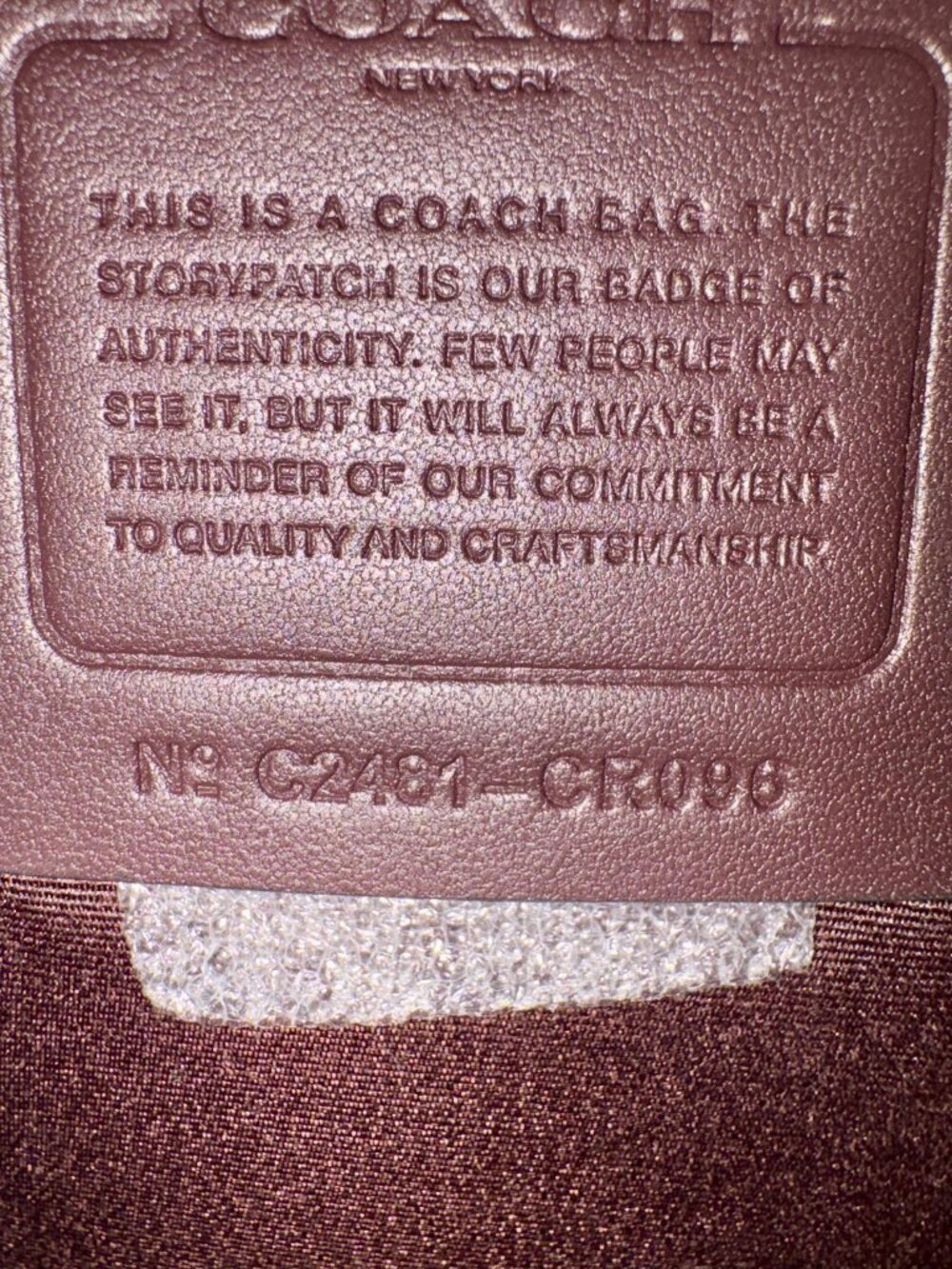 Coach NWT Nina Tote in Black Refined Leather - Picture 10 of 16